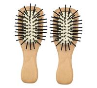 Beaupretty 2piezas Cepillo Beter Mini Peine De Cerdas Pelo Cepillo De Masaje Cabelludo