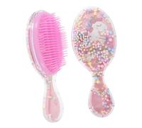 Beaupretty 2piezas Cepillo Desenredante Infantil De Unicornio Función De Masaje Suave Mango Ergonómico Para Niño Niña Diseño Ovalado Transparente Para Tipo De Cabello