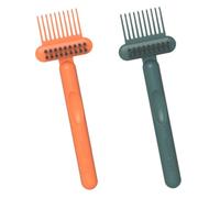 Beaupretty 2piezas Cepillo Limpiador De Cabello Limpiador De Peines De Herramientas y Portátiles
