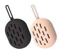 Beaupretty 2piezas Contenedor Transpirable para Esponjas Estuche para Maquillaje Accesorio Decorativo para Amigos y Familiares