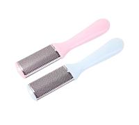 Beaupretty 2piezas Cuchillo Para Pedicura De Acero Inoxidable Removedor De Piel Muerta Para Pies De Adultos Frotar Pies De Doble Cara Kit Color
