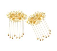 Beaupretty 2piezas De Horquilla Floral Accesorio De Pelo Para Novia y Damas De Honor Diseño Antiguo Chino