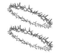 Beaupretty 2piezas De Metal Cabello Crown Accesorios De Princesa Para Fiesta Diadema Para Mujeres y Niñas Tocado De Boda Para Novias