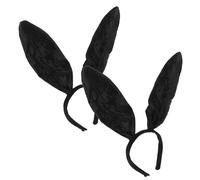 Beaupretty 2piezas Diadema de Conejita para Fiestas Evento de Banquete Accesorios Cabello de Conejo Orejas de Conejo para Disfraces de Conejita