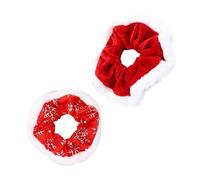 Beaupretty 2piezas Diadema De Franela Para Cabello Accesorio Navideño De Tocado De Fiesta Para Mujer Cintas Decorativas Para Cabello Para Celebraciones De Fin De Año