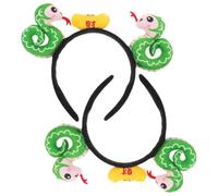 Beaupretty 2piezas Diademas De Serpiente De Peluche Decorativas y Cómodas Para Mujeres Fiestas y Celebraciones