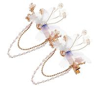 Beaupretty 2piezas Horquilla con Diseño de Ala Vintage para Mujer Accesorios Pelo Pinzas Pelo Forma de Ala para Coletas y Rizos