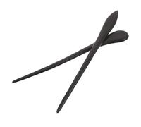 Beaupretty 2piezas Horquilla de Ébano para Mujeres Horquilla de Madera Tradicional Accesorio de Peinado para Moños de Cabello