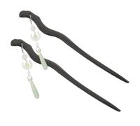 Beaupretty 2piezas Horquilla de Estilo Antiguo de Accesorios Cabello Vintage para Peinados de Novia Disfraces de Hanfu Fiesta del Año Lunar Palillos de Pelo Decorativos