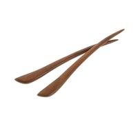 Beaupretty 2piezas Horquilla de Madera Vintage para Mujer Palillos de Madera Cabello Grueso Palillos para Moños Accesorios de Peinado Retro para Fiesta