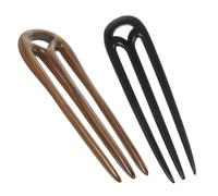 Beaupretty 2piezas Horquilla de Sándalo Estilo Chino de Madera Puntas Accesorio Vintage para Recogidos para Cabello Grueso Unidades