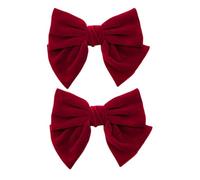 Beaupretty 2piezas Horquilla Lazo Para Niñas Tocado De Boda Accesorios Pelo Lazo Para Fiestas y Eventos Especiales