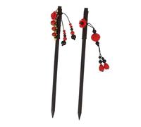 Beaupretty 2piezas Horquilla Retro de Madera Estilo Clásico de Antiguo Pelo Accesorios Cabello Tocado para Fiesta o Diario