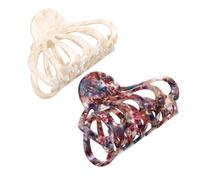 Beaupretty 2piezas Horquilla Retro Forma de Garra Pinza Cabello de Metal para Cabello Grueso Fino para Uso Diario