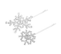 Beaupretty 2piezas Joyería Cabello Pinzas Decorativas Forma De De Horquilla Adecuado Para Bodas