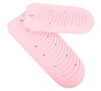 Beaupretty 2piezas Manguito De Aislamiento De Funda De Silicona Hogar Funda Protectora Rizador De Pelo Uso El Baño Protector De Pelo Cierre Ajustable