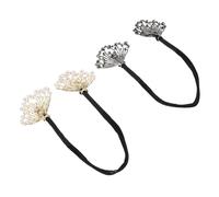 Beaupretty 2piezas Máquina Para Moños Gemas Imitación Rizador De Pelo Horquilla De Novia Accesorios Para Cabello