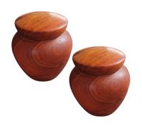 Beaupretty 2piezas Mini Tarro Hermético de Madera para Urnas de Cremación Urnas Pequeñas para Cenizas Humanas Mascotas para Guardar Recuerdos en Momentos Especiales