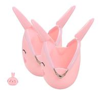 Beaupretty 2piezas Monedero De Silicona Forma De Conejito Unidades Pequeño para Cambio De Dinero Color Candy para Niñas