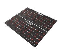 Beaupretty 2piezas Pegatinas Para Diapasón De Guitarra Calcomanías Para Escalas De Guitarra Practicar Casa