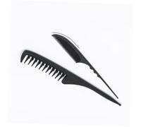 Beaupretty 2piezas Peine Corrugado de Fibra de Carbono para Peluquería Peine con Punta Fina y Desbaste para Uso Salón y Hogar