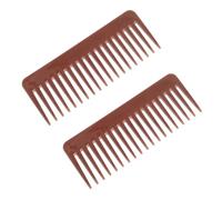 Beaupretty 2piezas Peine Duradero Ligero Viaje Alisa Cabello Rizado o Seco o Húmedo Extensiones