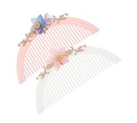 Beaupretty 2piezas Peine Forma De Cabello Accesorios De Ropa Chinos Han Decoración Cabello Hermosos Tocados Estilo Antiguo
