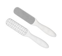 Beaupretty 2piezas Piedra Pómez de Pedicura Removedora de Piel Muerta Removedor de Callos para Pies Doble Cara de Acero Inoxidable para Exfoliar y Eliminar Durezas