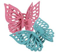 Beaupretty 2piezas Pinzas el Pelo con Diseño de Mariposas Pinzas de Accesorios para Cabello para Mujer y Niña para Ocasiones Especiales