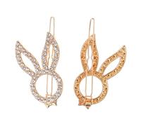 Beaupretty 2piezas Pinzas Estéticas Pelo Gemas De Imitación Accesorios Elegantes Para Mujeres y Niñas Adecuado Para Bodas y Fiestas