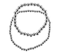 Beaupretty 2piezas Pulseras De Cuentas De Pulsera De Artesanal Para Mujeres y Ocasiones Diversas