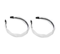 Beaupretty 2piezas Retorcida Trenzada Cruzada Retro Diadema Ancha Cabello Accesorio De Moda Para Mujer Diadema Trenzada Cruzada Retorcida Retro Para Fiestas y Eventos