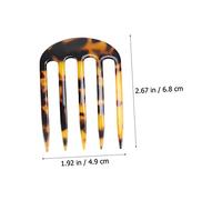 Beaupretty 2piezas Rizador de Pelo Horquilla para Mujer Forma Peines para Bodas Fiestas Cumpleaños Playa