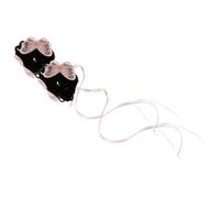 Beaupretty 2piezas Tocado De Lazo Para Pelucas Estilo Antiguo Coletero Para Peluca De Niño Accesorio Para Extensiones De Cabello Para Fiesta o Disfraz Color Rosa Detalles De Cuentas Pack