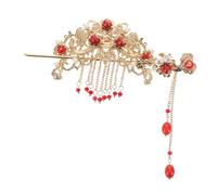 Beaupretty 2piezas Tocado Hanfu De Pinzas Cabello Borlas Horquillas Clásicas Cabello Chino Para Uso Eventos De Temática Antigua