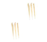 Beaupretty 2sets Orejera Raspador Auricular Enchufe De Oído Dispositivo Tapones De Espuma Hisopos Enjuague Equipo Producto Herramienta Más Limpiador Croissant Preferido 3pcs*2