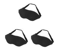 Beaupretty 3 Antifaces Para Dormir 3d Estereoscópicos Lentos Paquete De 3 Antifaz Opaco Esponja Para Oficina Hogar Dormir Hebilla Ajustable De La Fatiga Ocular.