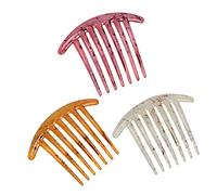 Beaupretty 3 Peines Sencillos para Desenredar el Cabello Peine para Flequillo Herramientas de Tamaño Compacto Dientes Anchos Accesorios de