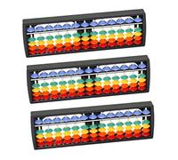 Beaupretty 3 Piezas Abaco Aritmético de Plástico con Dígitos para Herramienta de Cálculo y Desarrollo Matemático Juguete Clásico para Aprendizaje Infantil