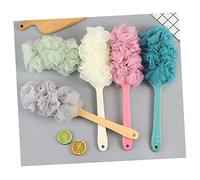 Beaupretty 3 Piezas accesorios de baño Cuidado esponjas manejar limpieza para uso doméstico ducha exfoliante accesorios baño baños complementos body scrub cepillo de baño fregador de espalda