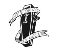 Beaupretty 3 Piezas Alfileres de Pecho de Diseño Punk con de Ataúd y Zombies Accesorios Aleación para Hombres y Mujeres para y Celebraciones