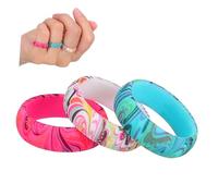 Beaupretty 3 Piezas Anillo de Silicona para Anillos para Actividades Aire