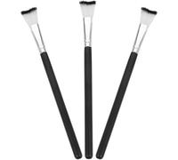 Beaupretty 3 Piezas Brocha de Maquillaje para de Suave y Multifuncional para Iluminadores y Técnicas de Maquillaje Color Negro y Plateado