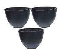 Beaupretty 3 Piezas Cuenco de máscara de silicona tazón de de bricolaje herramienta de belleza cosmética recipiente para mezclar accesorios de belleza gel de sílice