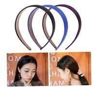 Beaupretty 3 piezas Diademas Anchas Retro para Mujer y Niña Antideslizantes Juego de Accesorios de Moda Versátiles para Diario y Ocasiones Especiales