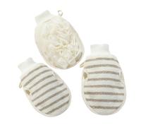 Beaupretty 3 Piezas Guantes Exfoliantes para Ducha de y Reutilizables Diseño Ergonómico para Exfoliación Corporal para Tipo de Limpiadores de Muerta para Baño