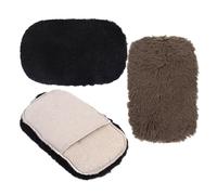 Beaupretty 3 Piezas Guantes para Lustrar Zapatos Paño Suave y Grueso para Limpieza y Cuidado de Cuero Aplicador Manual Multifuncional para Zapatos Chaquetas y Bolsos Color Color Aleatorio