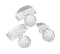 Beaupretty 3 Piezas Herramienta De Prensado Para Polvo Molde De Herramienta De Estampado Cosmético Dispositivo De Maquillaje Uso Para Sombras De Ojos Colorete y Brillo Facial Diy