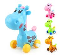 Beaupretty 3 Piezas Juguetes de Cuerda Jirafa con Mecanismo de Acción Color Aleatorio Divertido para Fiestas Regalo Seguro para Mejorar Coordinación y Habilidades Color Aleatorio