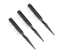 Beaupretty 3 piezas Peine de Masaje para Cabello con Cerdas de Peine Desenredante Profesional con Mango Puntiagudo para Peinados y Coloración Cuidado Capilar sin Tirones